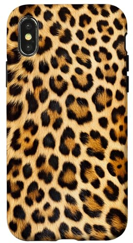 Leo Muster Leopard Hülle für iPhone X/XS