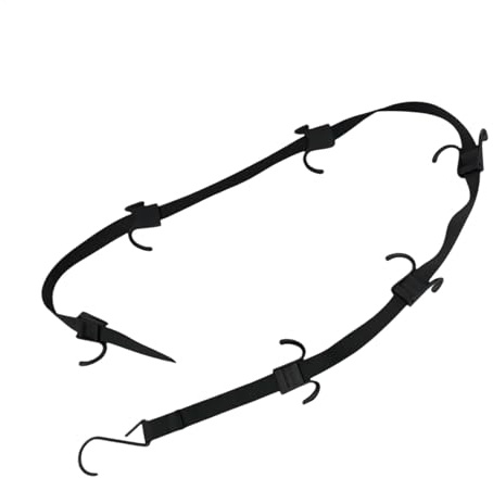 Hockey-Abtropfgestell, Aufbewahrungsregal, Hockey-Ausrüstungsbügel – Tragbares Trockengestell mit 12 Haken, Hockeyausrüstungsgurt, Sportausrüstung, Camping-Must-Haves