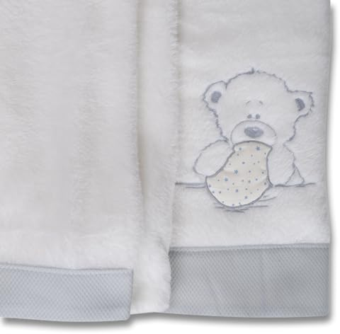 Babyline Bettwäsche-Set, 100% Coralina-Bettwäsche, für Kinderbetten/Betten, 70 x 140 cm, warm, superweich, hypoallergen, inklusive Spannbettlaken, Bettbezug und Kissenbezug