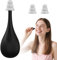 Ear Pressure Relief Device, Migraine and Headache Relief Products, Balanced Ear Pressure for Flying, Diving (Black)