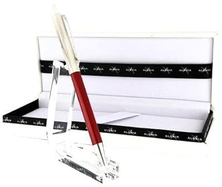 Kugelschreiber aus Silber 925, elegantes Design, mit Geschenketui