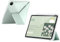 SOENS Funda rígida de acrílico Transparente con 3 Pliegues en Y for Huawei MatePad 12X/MatePad Air de 12 Pulgadas (2024), con Soporte for bolígrafo.(Light-Green,MatePad 12X)