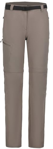 Icepeak Blocton Damen Outdoor Hose mit abnehmbarem Gürtel elastisch, wasserabweisend & funktional. Für Wandern, Trekking & Alltag.