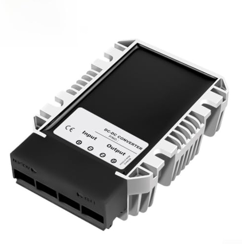 Convertitore di tensione CC da 48 V a 12 V 50 A 600 W per veicoli elettrici e carrelli elevatori con recinzione in lega di alluminio e valutazione ambientale IP67