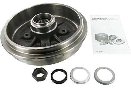 SKF Bremstrommel mit integriertem Radlager VKBD 0142 Position Hinterachse Höhe 110 mm Länge 260 mm Breite 275 mm - OE Qualität
