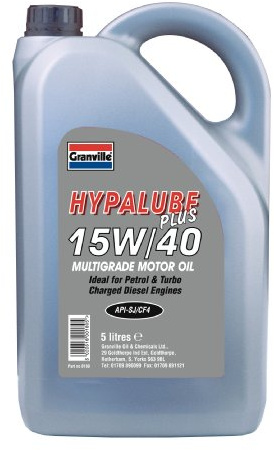 Granville 0180A 15W40 5L Hypalube Plus Engine Oil