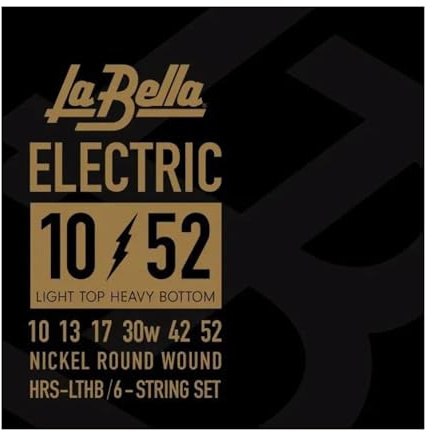 La Bella HRS-LTHB, Light Top Heavy Bottom, E-Gitarrensaiten, 010/052