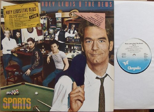 SPORTS / 1983 / Bildhülle mit bedruckter ORIGINAL Innen-Schutzhülle / Chrysalis # 205845 / Deutsche Pressung / 12 Vinyl Langspiel Schallplatte