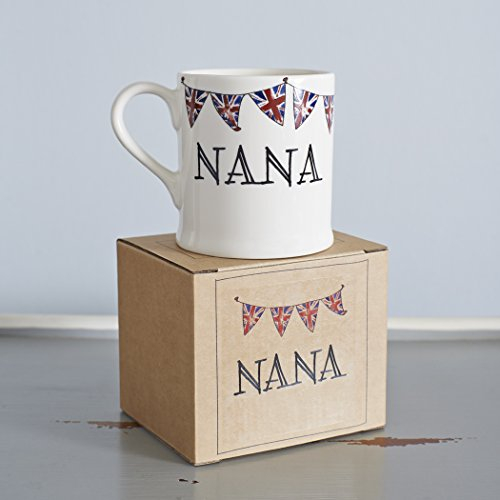 Sweet William Nana mug with Union Jack Bunting