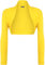 WearAll Ladies Long Sleeve Shrug Womens Bolero Cardigan Top - Bright Yellow - 12/14