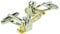 Two Tone Chainsaw Tree Surgeon Cufflinks Presented in a Cufflink Box