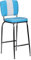 FineBuy Barhocker American Diner 50er Jahre Retro Barstuhl, Sitzfläche mit Rücken-Lehne, Fußstütze, Sitzhöhe 76 cm