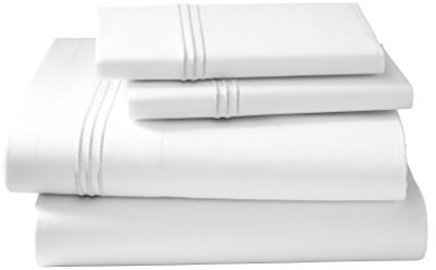 Kassatex King Strada Bedding Collection Bettlaken, Weiß