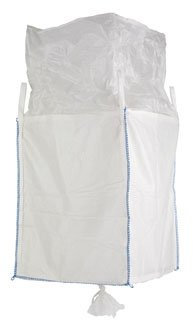 BIg Bag mit Schürze + Auslaufstutzen 90x90x115 cm unbeschichtet 1.000 Kg