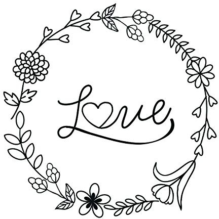 Aladine 01693 Stempel Krone Love