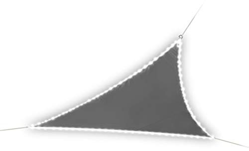 Voile d'ombrage led solaire