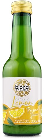 Biona Organic Lemon Juice, 200ml