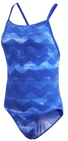 adidas Damen Badeanzug Performance Training Suit Allover Printed, Collegiate royal/ash Blue s18, 34, CV3638