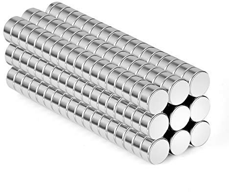 Wukong 6 x 3 mm Neodym Magnete,100 Stücke Extra Starke Seltenerdmagnete Mini Magnete für Whiteboard, Magnettafel, Magnetstreifen,Büro,Basteln,und vieles mehr