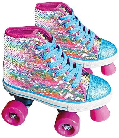 Girabrilla by Sport1 Rollschuhe mit Pailletten, Mehrfarbig, 37-38