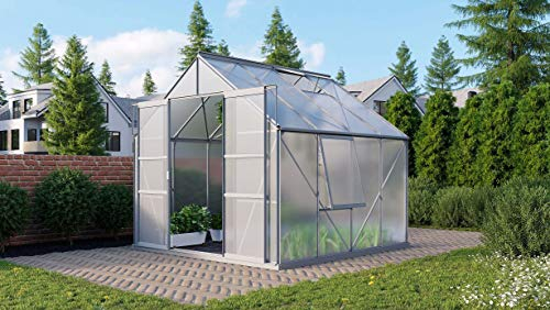 Vitavia Meridian 2 6700 HKP 4 mm Gewächshaus 2 Dachfenster 1 Seitenfenster Hobbygärtner