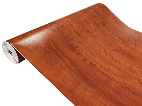 Klebefolie Möbel 45x240 cm | Möbelfolie selbstklebend in Holzoptik | Folie für Möbel zur einfachen Renovierung von Türen, Tischen und Regalen | Klebefolie dekorativ und abwaschbar | Calvados