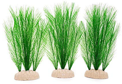 BEGONDIS Aquarium Decorations Fish Tank Artificial Green Water Plants Made of Soft Plastic, Good for All Fish & Pets (g2)