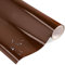 timalo® Premium Möbelfolie selbstklebend uni Hochglanz Küchenfolie Klebefolie zum Bekleben von Möbel, Türen PVC Folie Küche Bastefolie Türfolie | Dunkelbraun-G-400x63cm