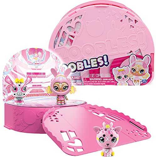 Zoobles Diva Ballerina Tanzstudio Spielset und Aufbewahrung mit 3 exklusiven Figuren