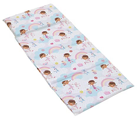 Disney Doc McStuffins Cuddle Team Nickerchen, Violett, Pink und Aqua Rainbows and Clouds