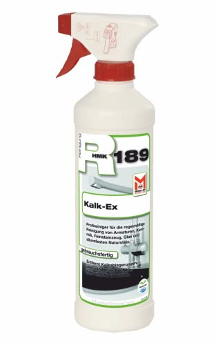 Moeller Stone Care - HMK R189 Kalk-Ex - 0,25 Liter - Gebrauchsfertiger mildsaurer Spezialreiniger für Armaturen, Keramik uvm.
