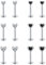 JFORYOU 16G Lippenpiercing Stecker Innengewinde CZ Chirurgenstahl Tragus Helix Knorpel Ohrringe Labret Ohrstecker Piercing Schmuck für Damen Herren-8 MM Stablänge