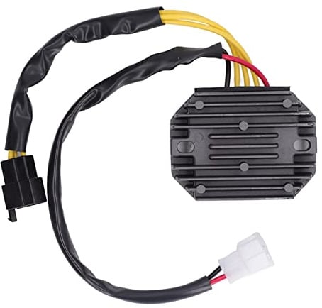 Regolatore di tensione del motociclo, raddrizzatore del regolatore di tensione 12V Accessori per moto di ricambio per SV650 SV650S 1999‑2009