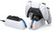 VBESTLIFE Dual Charging Station For PS5 Wireless Controllers, PS5 Controller Charger, LED Indicator, Fast Charging, Retractable Stand Foot, 5V 3A