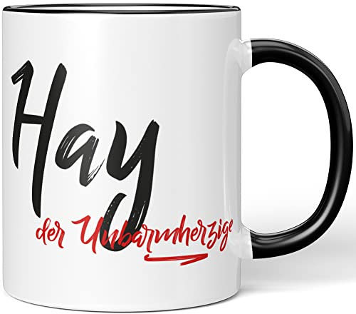 JUNIWORDS Tasse, Hay, der Unbarmherzige, Schwarz (5241967)
