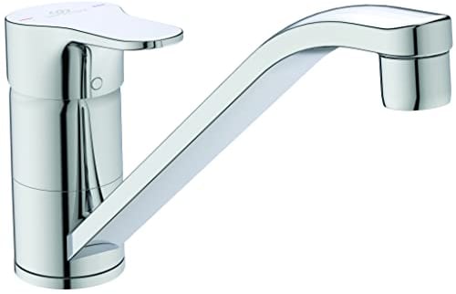 Ideal Standard - Cerabase, Miscelatore cucina monocomando a bocca bassa, Da appoggio, Cromato