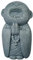 livelyfish Japanische Buddha-Statuen, Bosatsu, Feng Shui, betender Mönch, Sandstein, glücklich/lächelnde Miniaturfigur, Ornament für Aquarium, Haus, Garten, Dekoration, 4