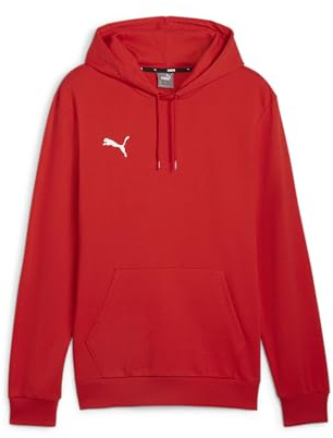 Puma Herren Teamgoal Casuals Hoody Pullover, Puma Red-Puma White, XL EU