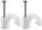 Goobay 17082 Kabelschelle für Kabel mit Kabeldurchmesser bis max. 10,0 mm weiß (100 Stück) (Packung mit 2)