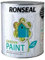 Z&A Garden Paint 2.5L - Water Based Outdoor Paint - All Purpose Multicolor Long Lasting Performance Matt Finishing - Rainproof & Weather Resistant Quick Drying Paint - 2500ML (Summer Sky)