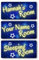 Childrens Bedroom Signs - Custom Personalised Neon Style Metal Name Plaque for Kids, Boys & Girls Home Decor, Nursery, Playroom Door - 20cm x 10cm (Sky at Night)