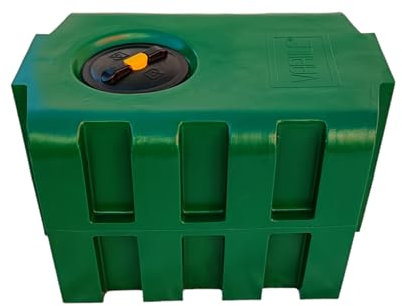 Varile 130L Trinkwassertank | Transportfest | Lebensmittelgeeignet | Für Boot - Camper - Anhänger (Grün)