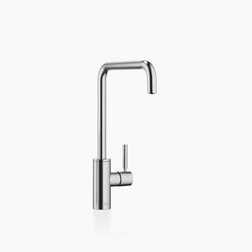 Dornbracht META Square Küchenarmatur, Einhebelmischer, Ausladung 235mm, für Spül-/Profibrause, 33826861-93, Farbe: Chrom gebürstet