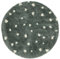 RugVista Polly Teppich, Kinderzimmerteppich, ∅ 150 cm, Rund, Kinderteppich für Kinder, Polypropylene, Spielteppich Babys Junge Mädchen, Keine schädlichen Stoffe, Grün/Naturweiß