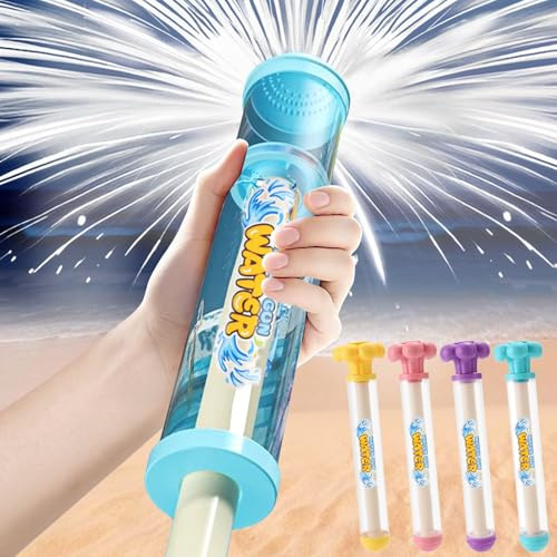 4PCS Firework Water Gun, Fireworks Water Pistols for Kids, Pressure Pull-Out Water Guns, Water Squirter Summer Pool Beach Party Toys Gifts for Kids Adults.