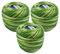 gomitolino filo da ricamo Perlè n8-100% cotone egiziano gasato - 3x8g (verde sfumato - 188, 3 x)