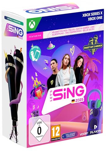 Let's Sing 2025 German Version (+ 2 Mics) (Xbox One / Xbox Series X)