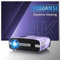 Smart 4K Projector Daytime 1500ANSI Lumens, Ultra HD LED Home Cinema Projector WIFI 6 Bluetooth,Android TV,Built in Apps,HDR10,6D Keystone,DSP Audio,38W Speaker, Zoom for Bedroom Outdoor Movie Gaming