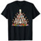 Christmas Tree Bearded Collie Highland Collies T-Shirt