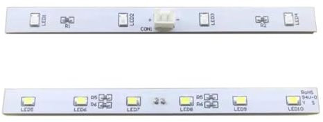 TVAAGHBCBR Kompatibel for Auma Kühlschrank Kühlung Beleuchtung LED Streifen Blau Licht Weiß LICHT BCD-432 Kompatibel for TCL Whirlpool Aucma(1pcs)